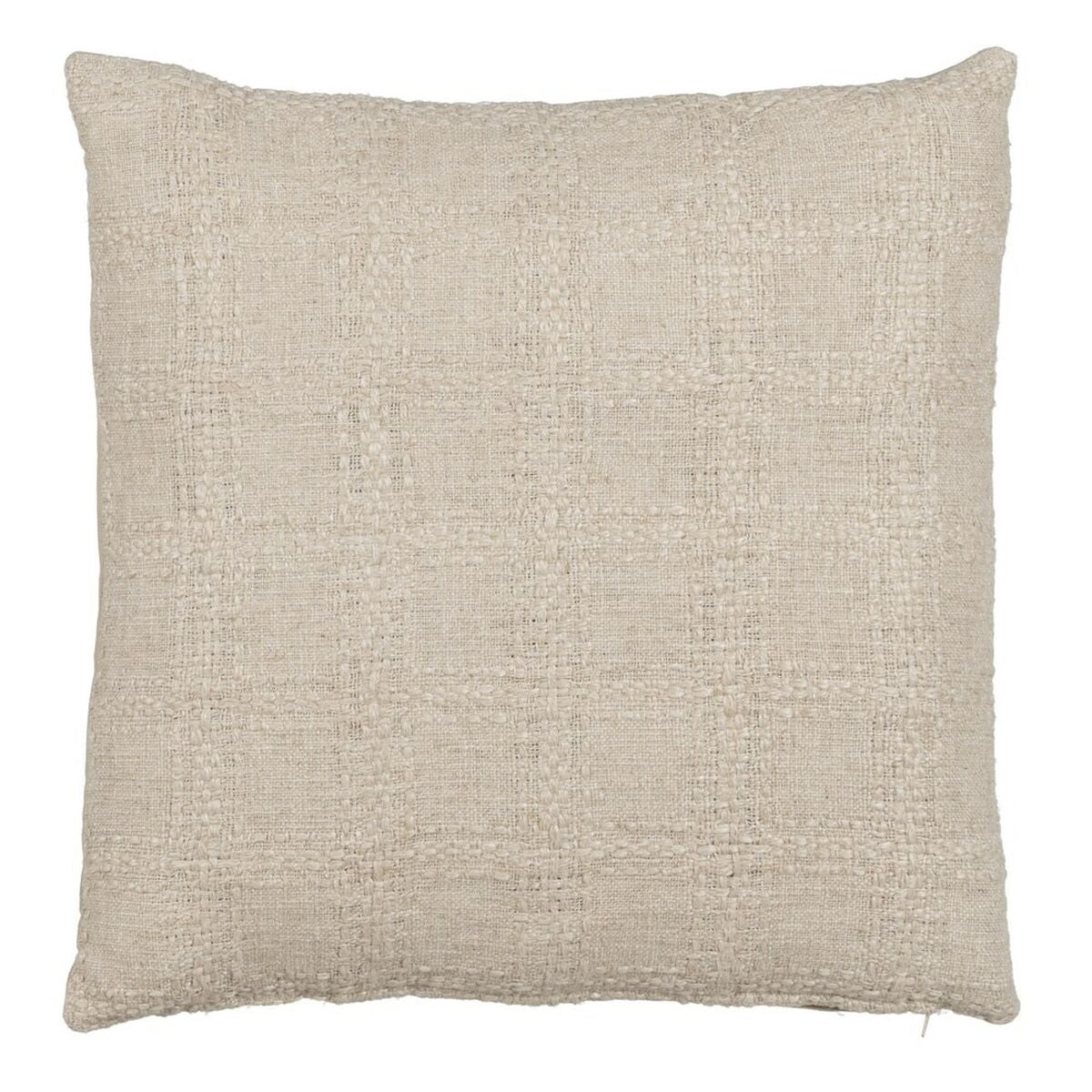 Cushion Cotton Linen Grey 50 x 50 cm